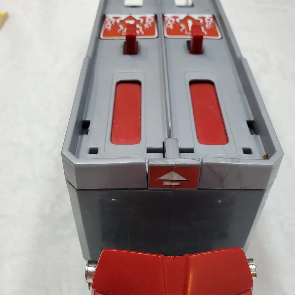 Hot Wheel Red Grey Truck Hauler & Vehicle Launcher Hot Wheel Car
